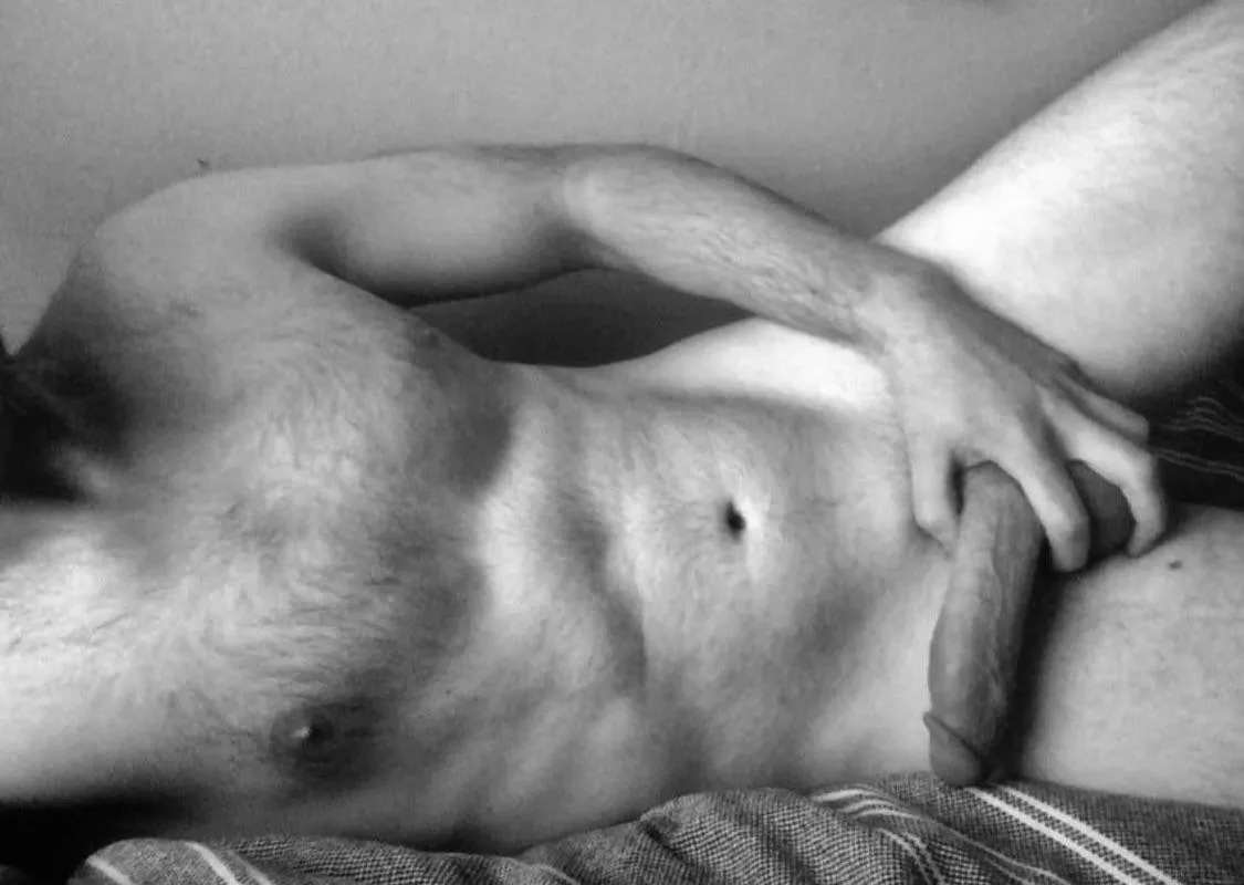 Just waiting for you to cuddle up and wiggle your ass against me