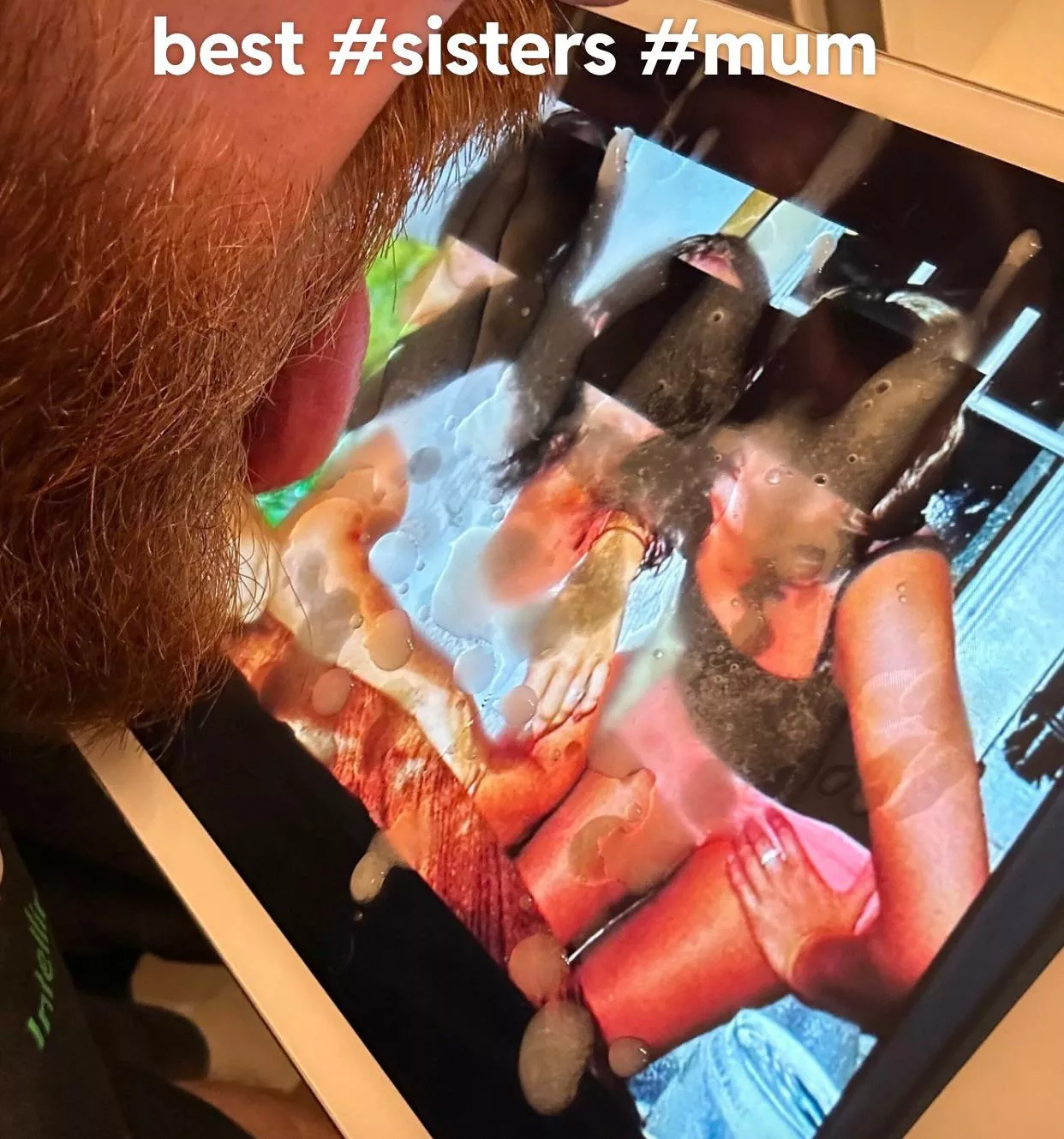 Kevin doing what he does best! Full load all over his mum & sisters 💦 Now to clean his mess up! What a loser 😜