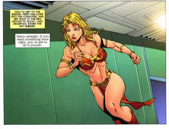 Lady Deadpool's Armor [Deadpool Corps (2010) #6]