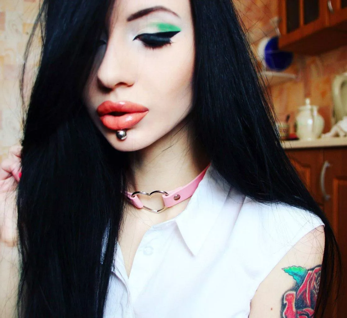 My biggest piercing and first lip injection