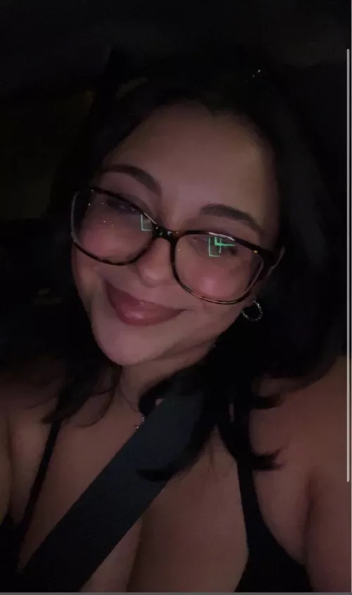 My crush with nice cleavage