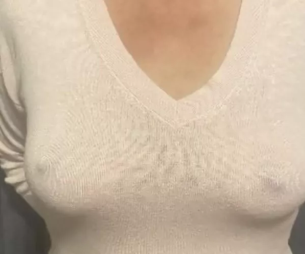 My nips are showing, but it’s Saturday and I don’t give AF