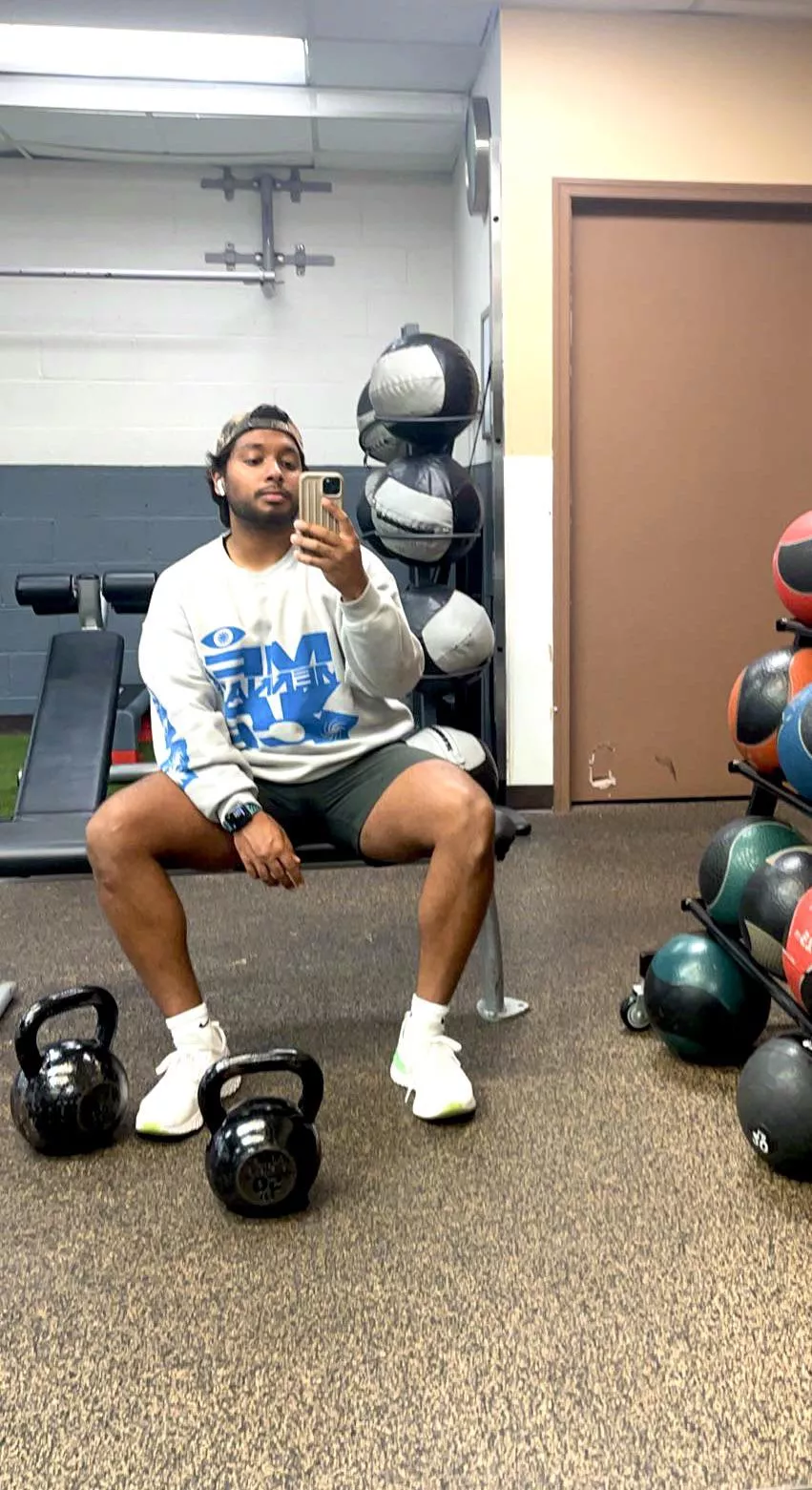 Not much motivation in the gym this morning :/