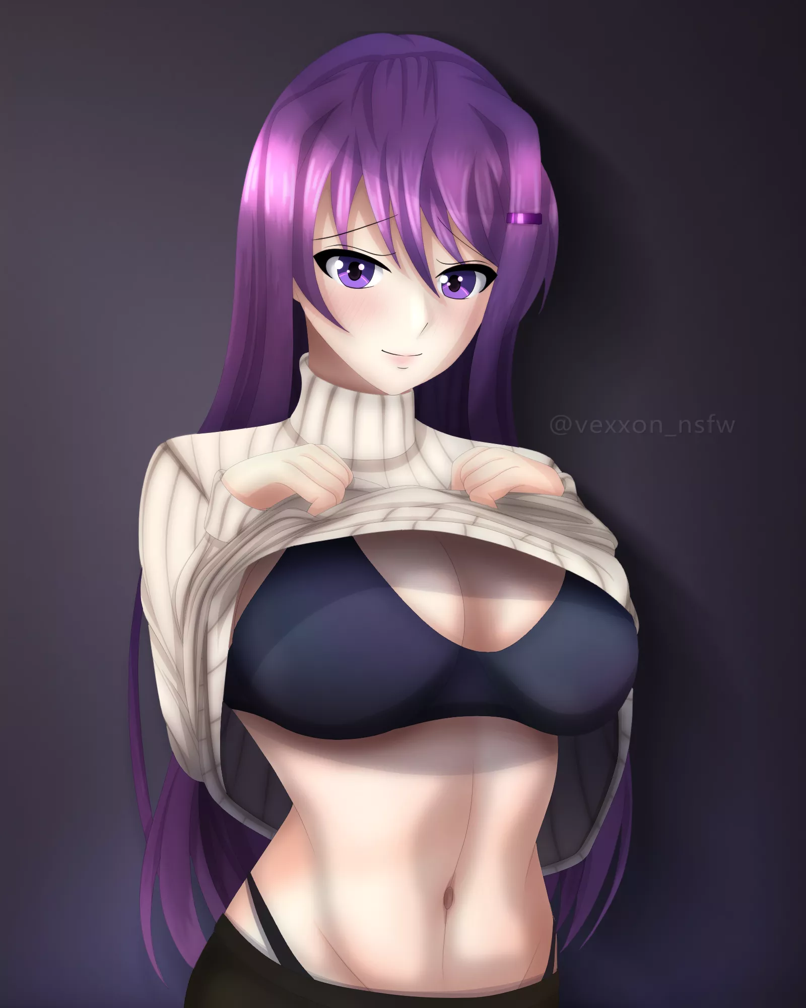 [OC] Yuri showing off her... assets.