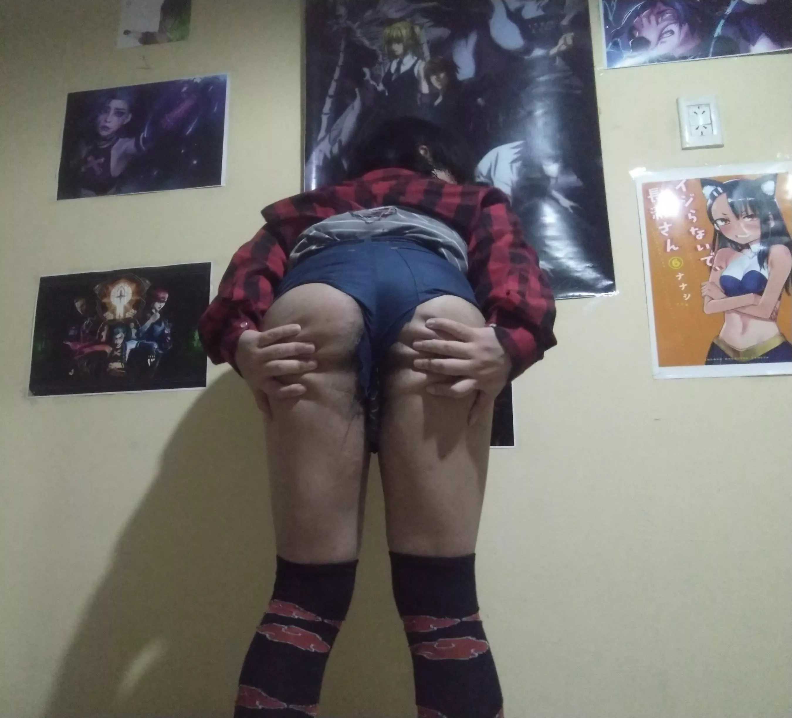 Oh no, the cheerleaders got me put these minishorts on me and gave me a big wedgie ummm my asssss... p-please somebody bring a crowbar