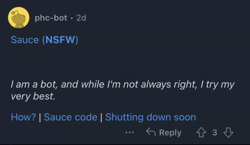 phc-bots last comment. hopefully his creator may set up a patreon