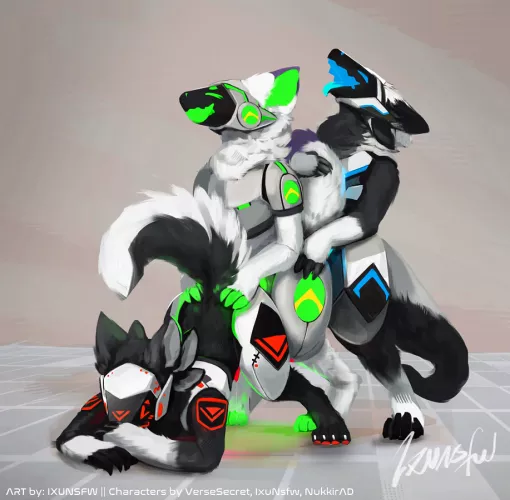 Protogen Threesome (IxuNsfw)
