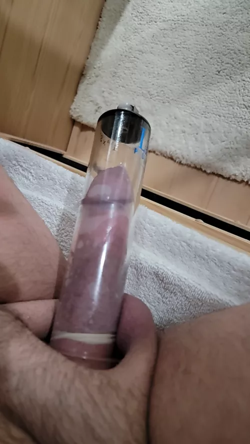 Pumping with condom