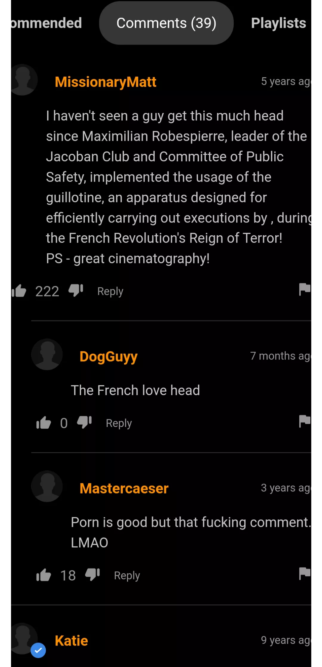The french loved head