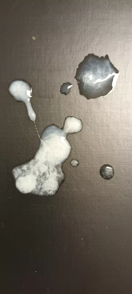 Thick enough? These are my droplets.