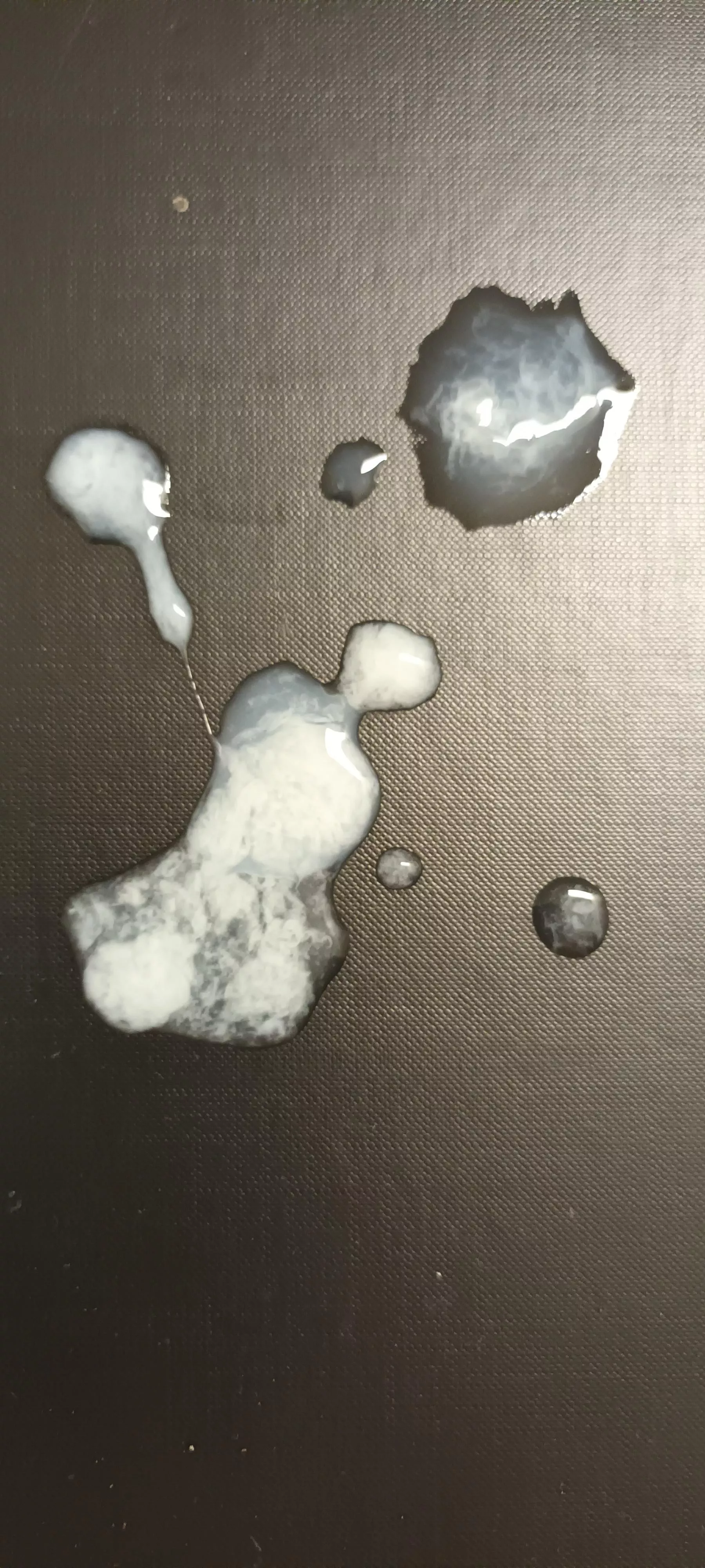 Thick enough? These are my droplets.