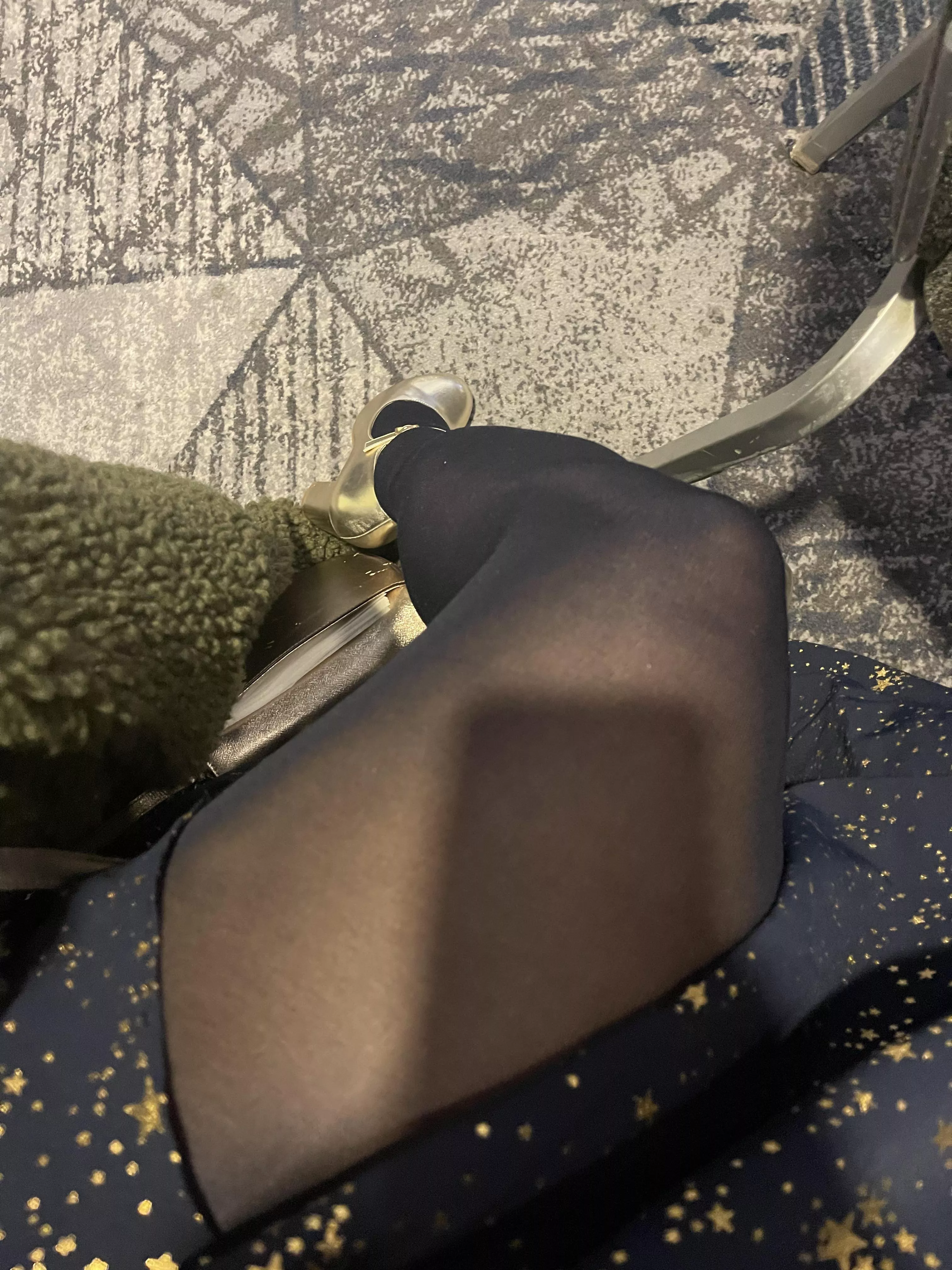 Too much leg for a holiday office party?