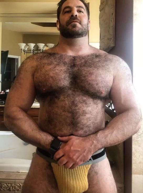 What a man - and a bulge.