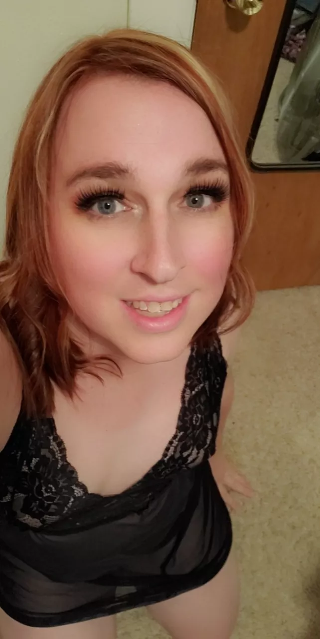What would you do with a ginger trans girl on her knees?