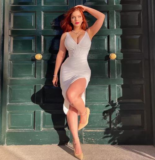 White Dress, Green Door