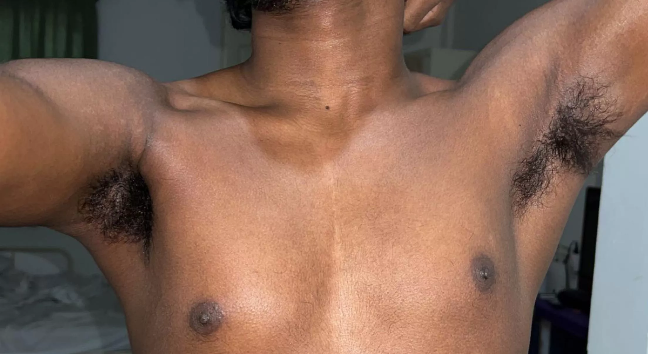 whos gonna lick my hairy pits. Add me on sc @idhaadh_20 lets make a gc for dudes into armpit kink ;)