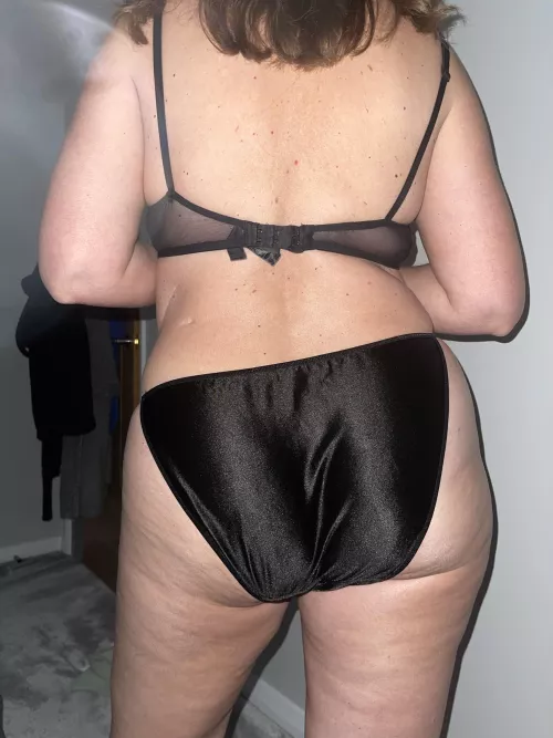 Wife In her satin panties