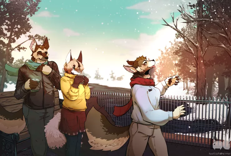 Winter times cometh❄️☃️(by me hushloafs@twitter)