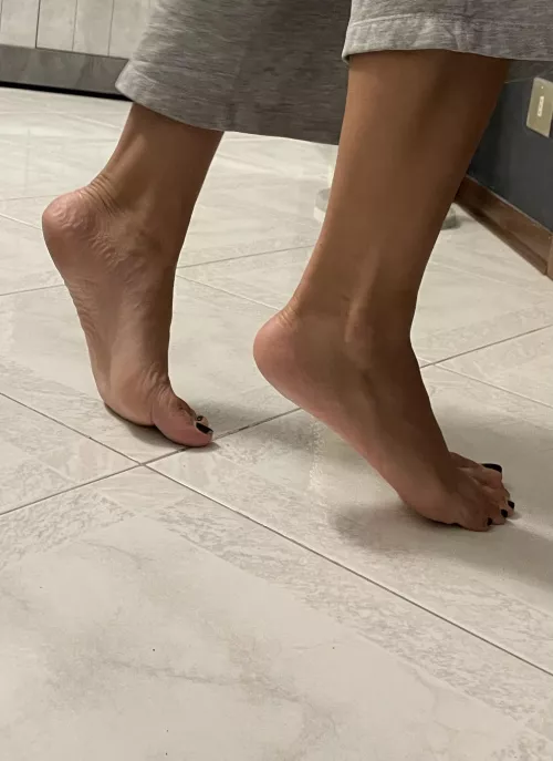 Would you cum on my feet?