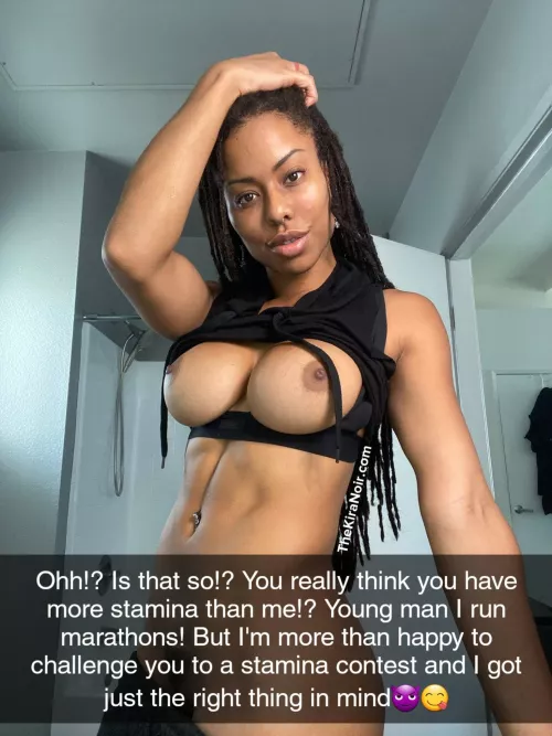 Your fitness loving step-mom is very competitive!😈