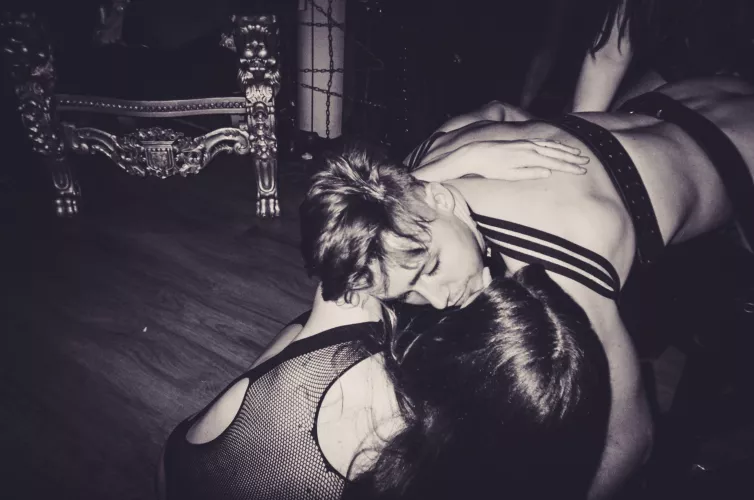 About to get spit-roasted