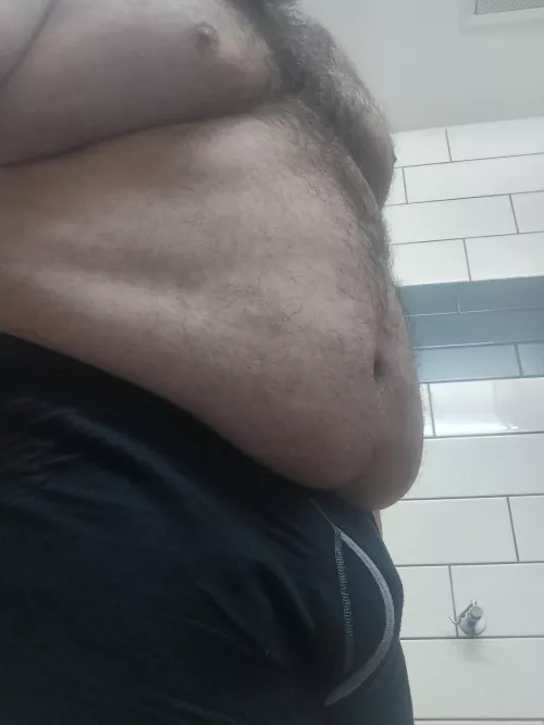 About to jump in the shower.