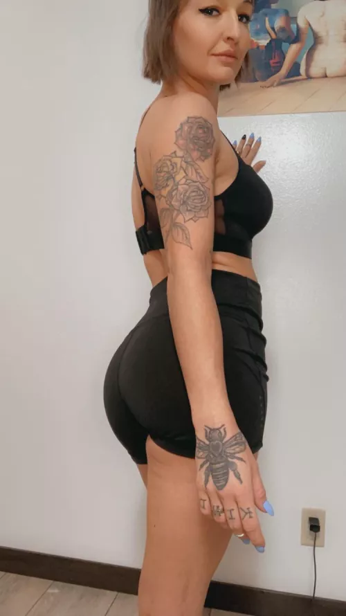 All that booty was hard to tuck in there