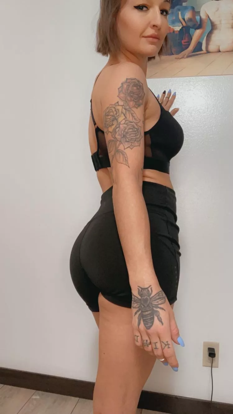 All that booty was hard to tuck in there