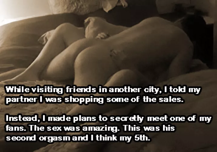 Another creampie during our sneaky cheat. He was thoroughly enjoying the sloppy seconds.