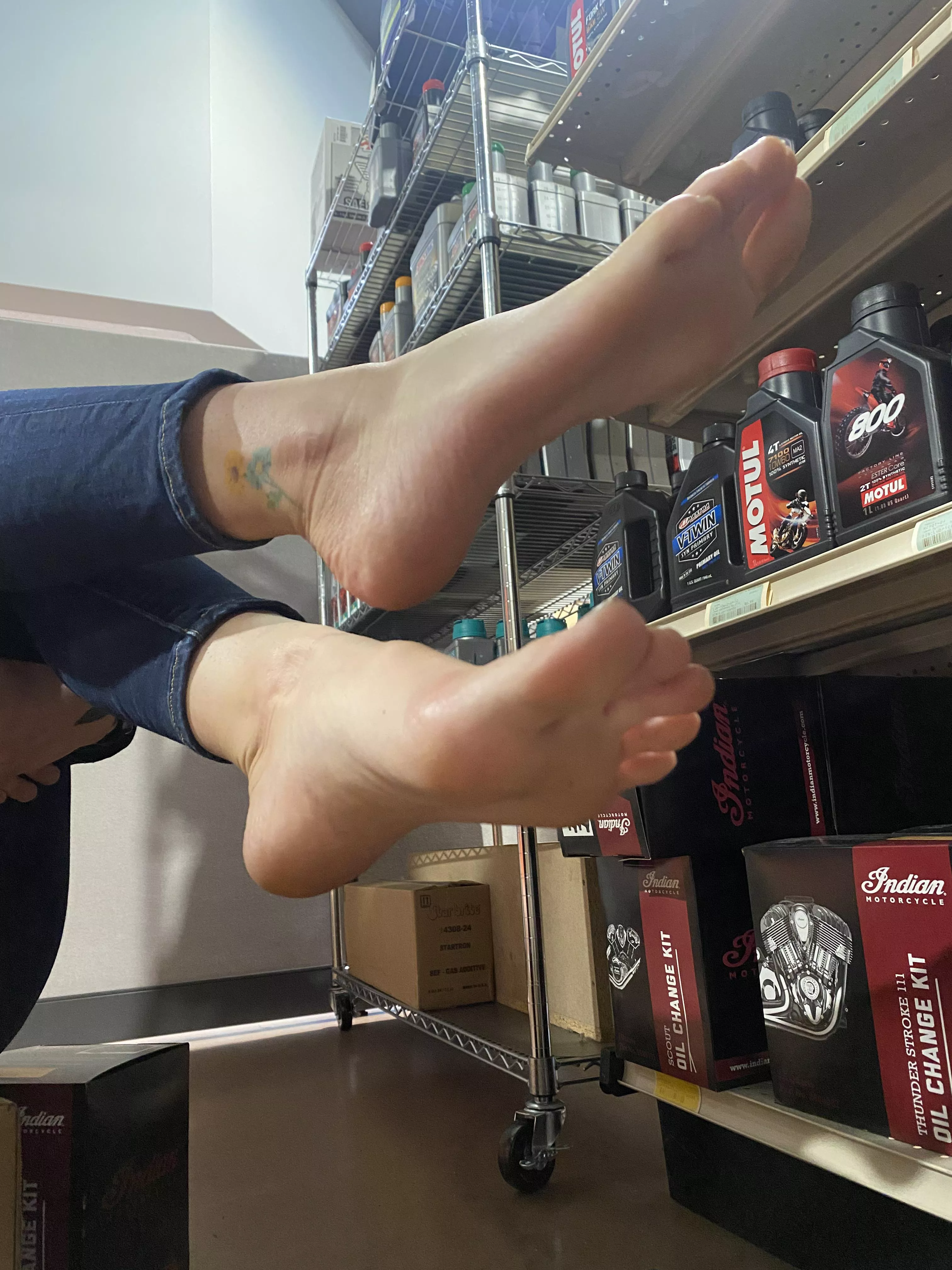 Anyone available to help me pick out some oil for my bike?