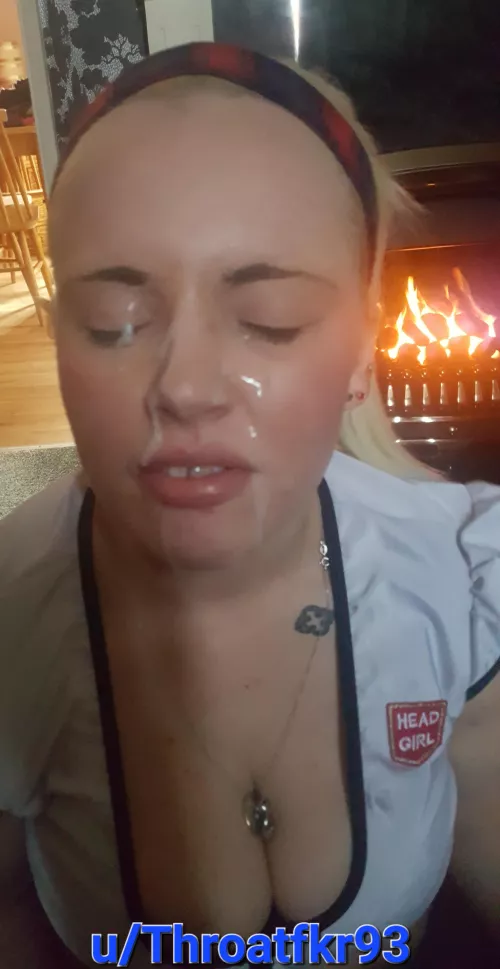 💞 anyone wana add another load? An awesome reward from a cock well sucked 😏🍭💦