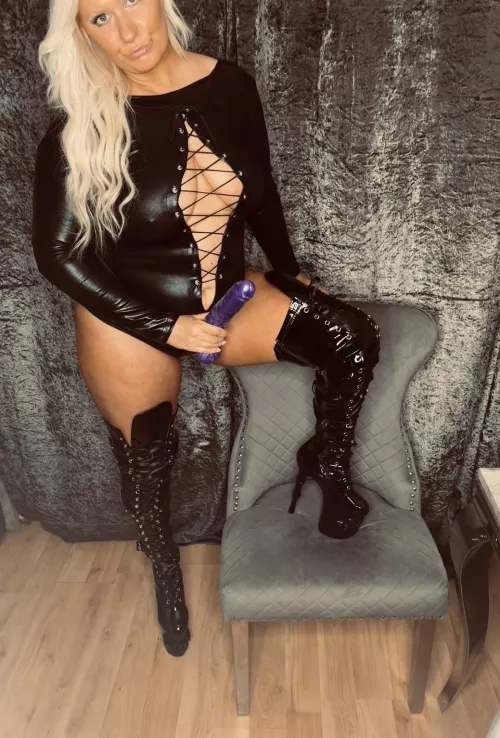 Are you ready for your milking and breeding session slut?