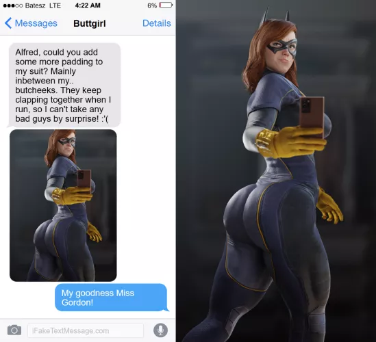 Batgirl aka Buttgirl (Batesz) [DC]