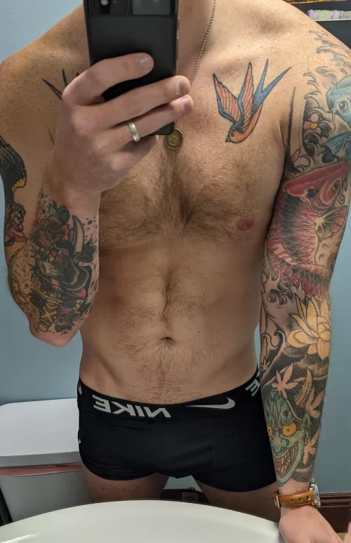 big squat day today, daddy needs a spotter