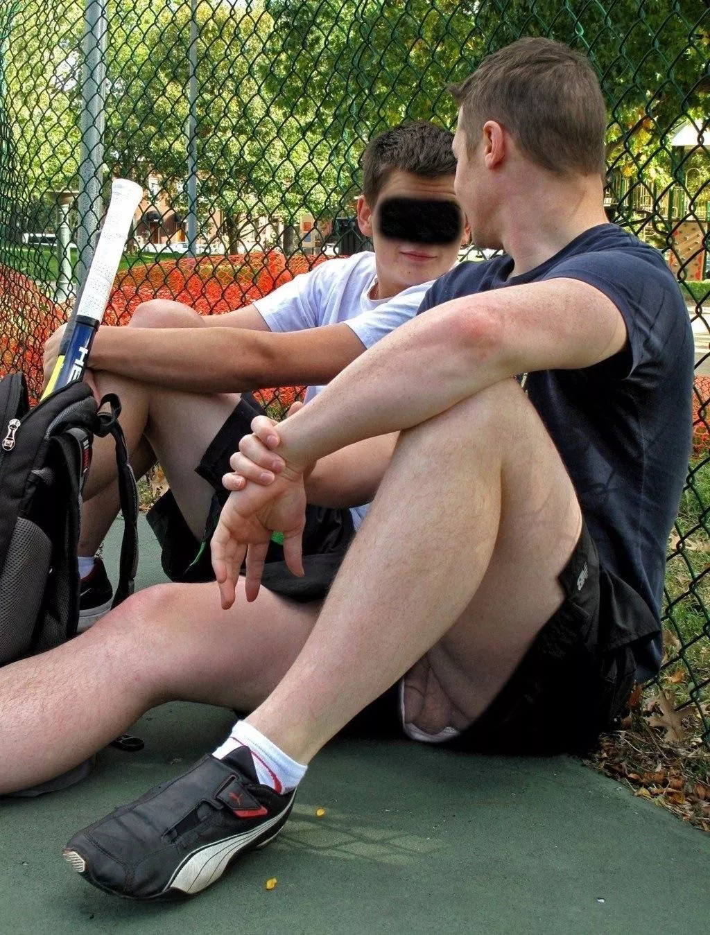 Cooling off after practice