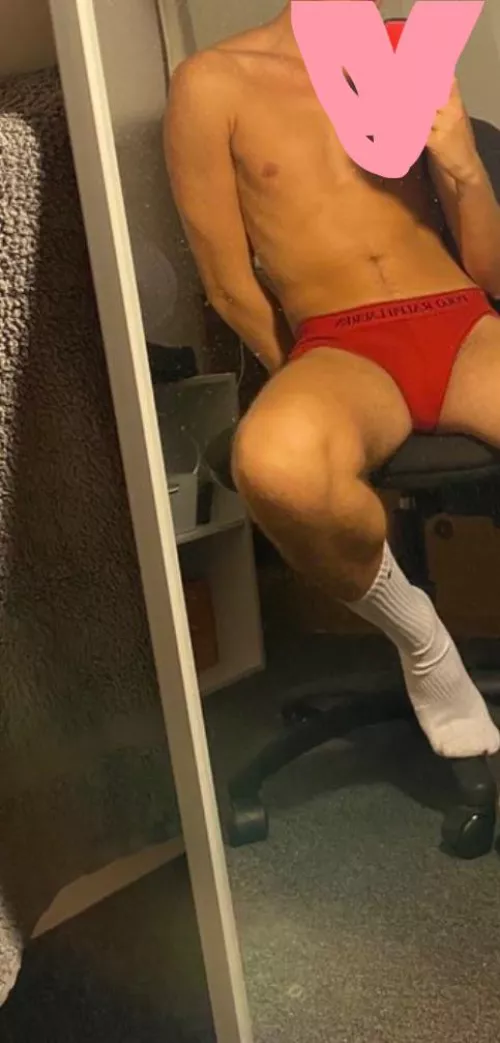 cum suck my bulge through my boxers baby.