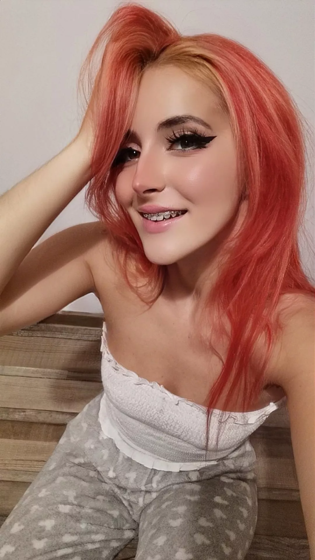 Do you like redhead with braces?