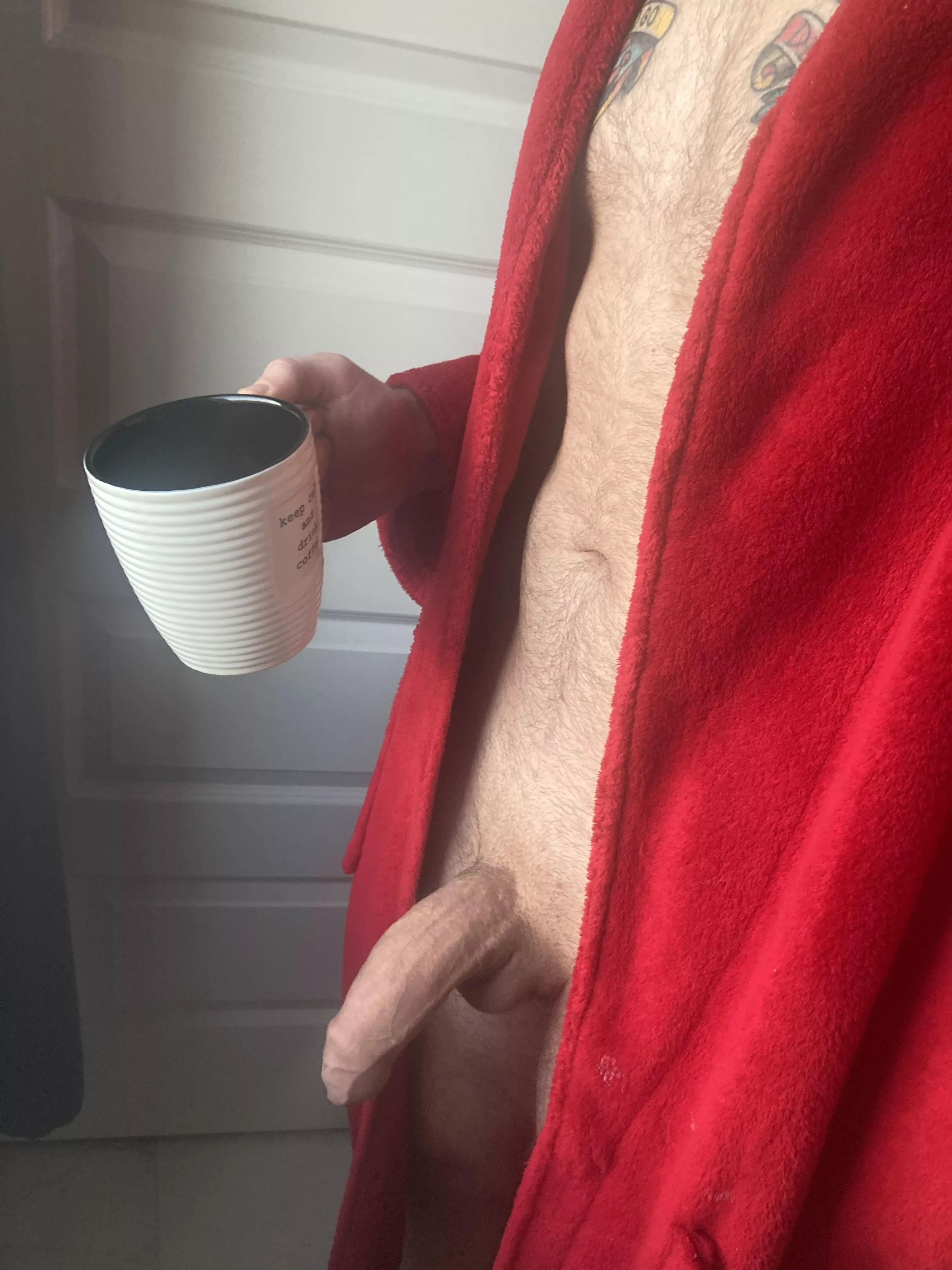 Enjoying [m]y afternoon coffee 😏