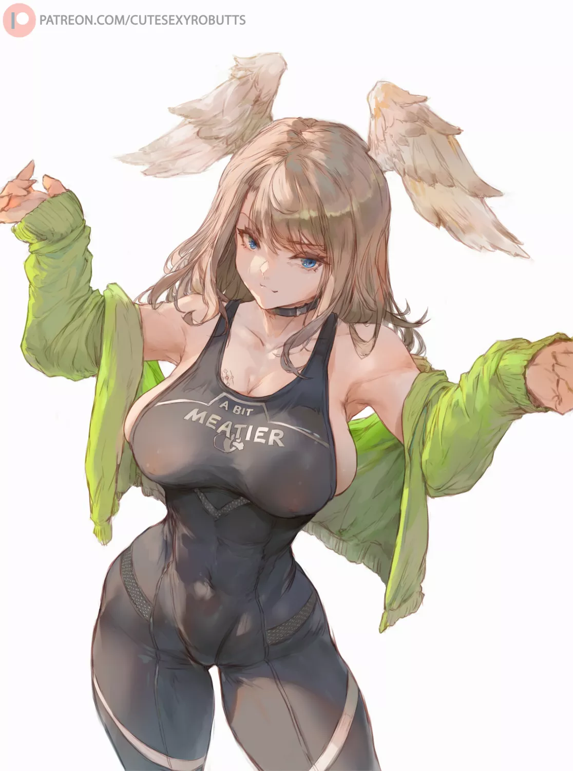 Eunie Lewd Body Shrug (Cutesexyrobutts) [Xenoblade]