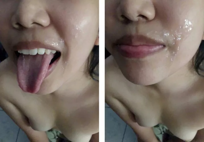 (F) Gave the bf his 3rd blowjob for today