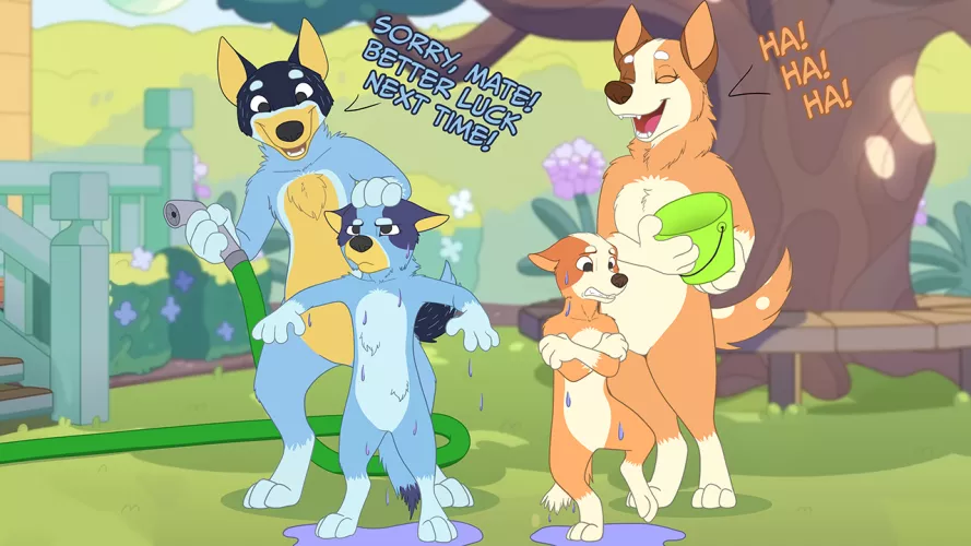 Follow-up to my last bit of Bluey art. Things didn't go according to plan.