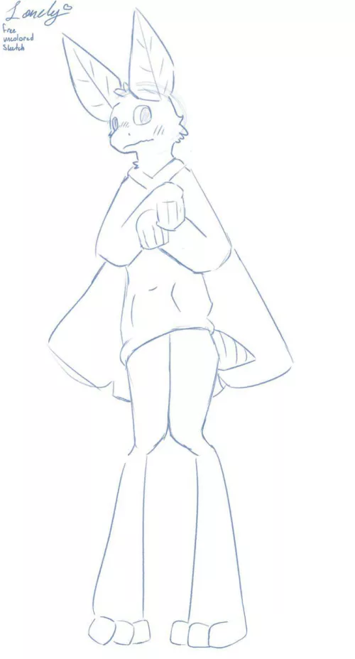 Free single layer, rough sketch for u/LollaFluff