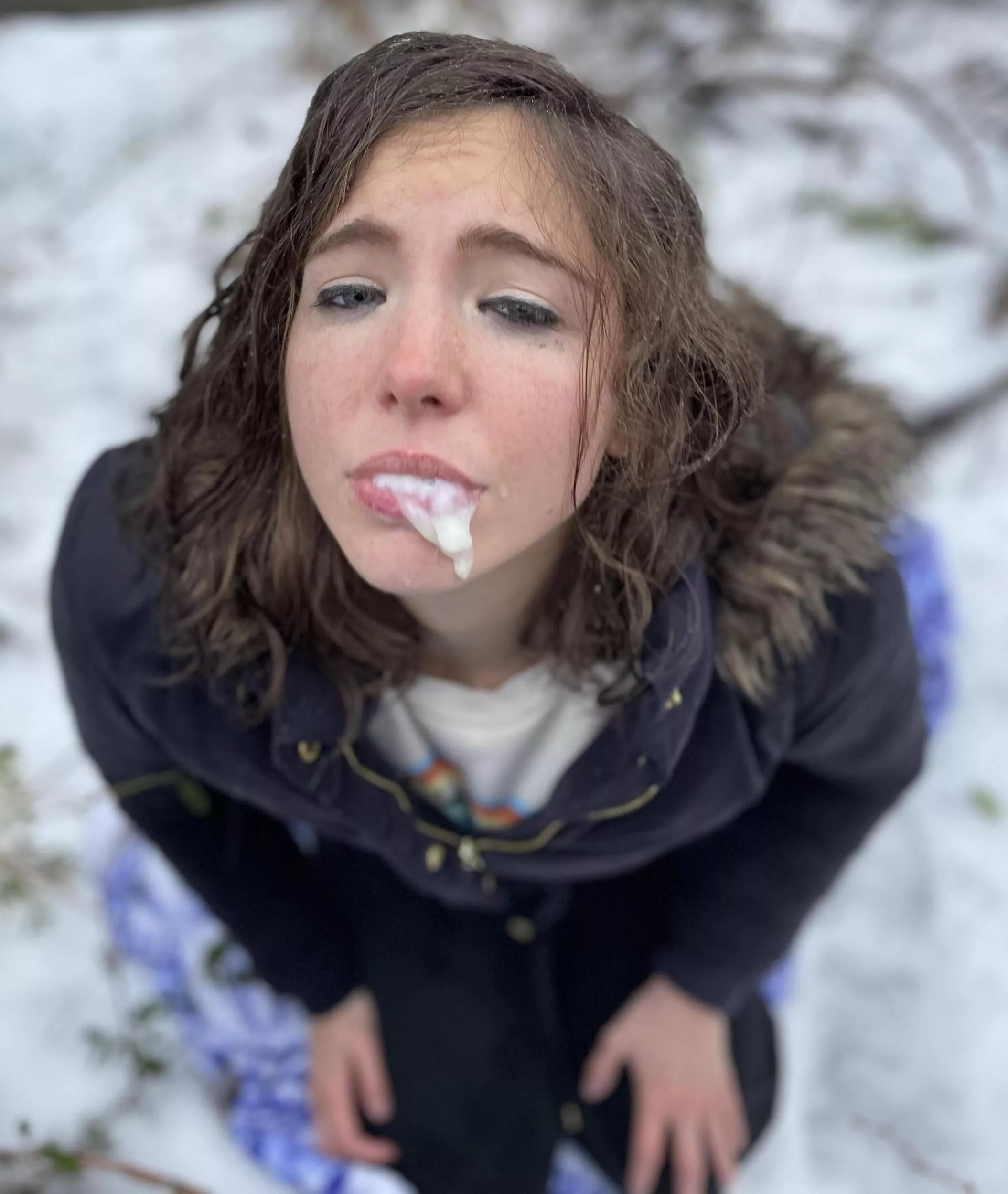 Girl Doesn't Like the Taste of a Strangers Cum