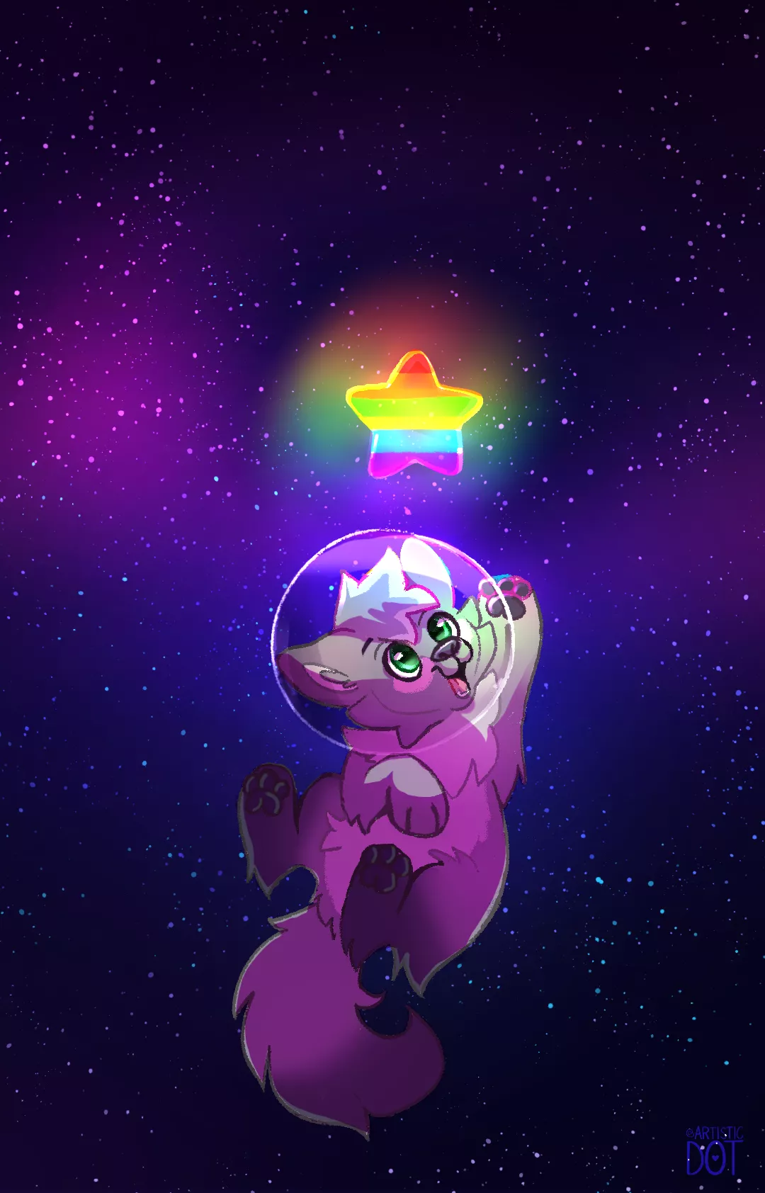 Go and reach your true colours!🌈 (@artistic_dot on twitter)