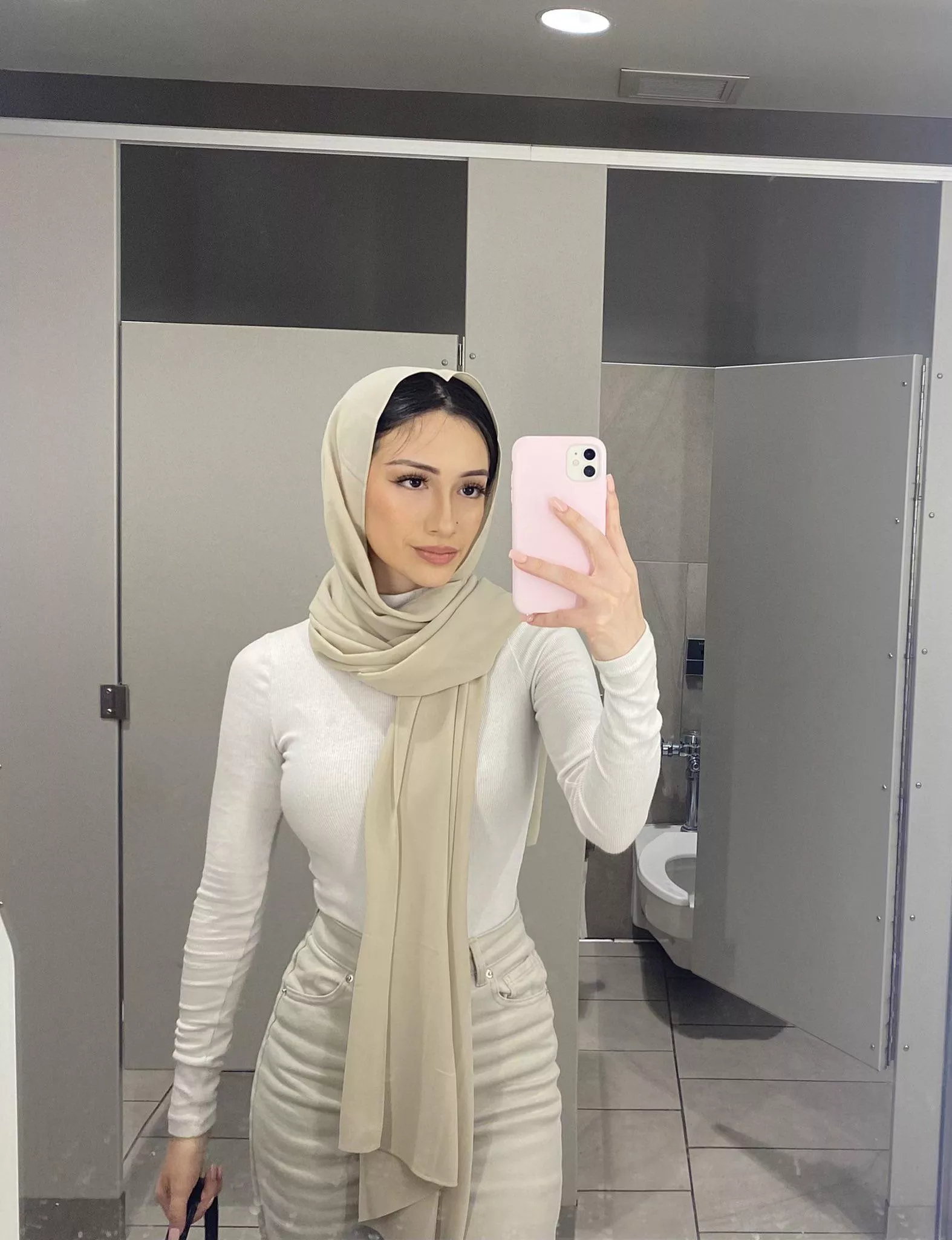 Hijabi with a great figure IRTR