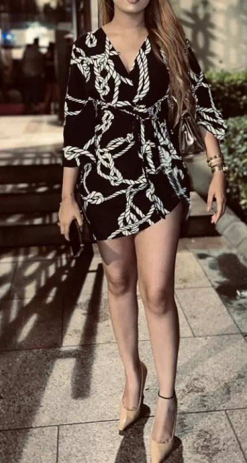 Hubby says that if I sit alone on a high chair in the bar I should be able to get another man in few mins… What do you think, DM if would you be interested?