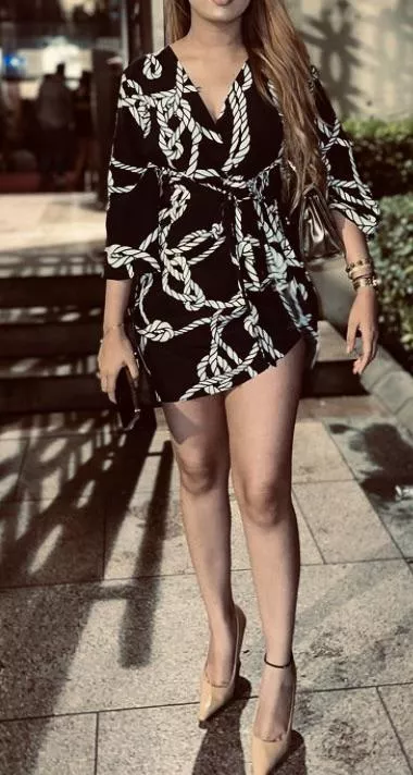 Hubby says that if I sit alone on a high chair in the bar I should be able to get another man in few mins… What do you think, DM if would you be interested?