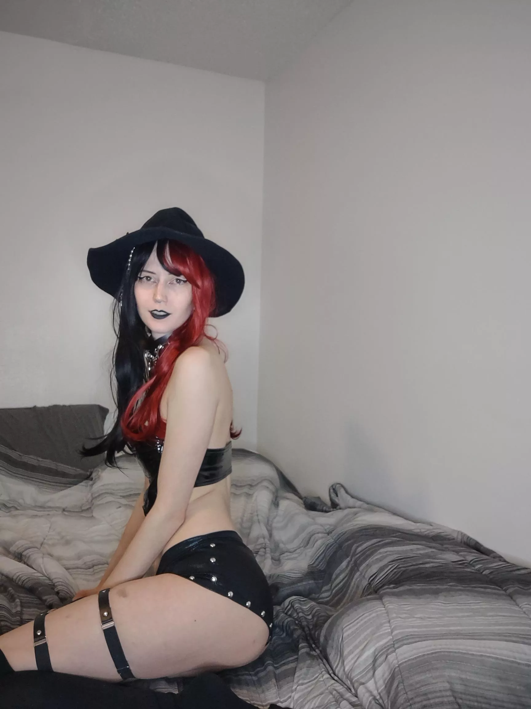 I love when he walks in on me in this pose