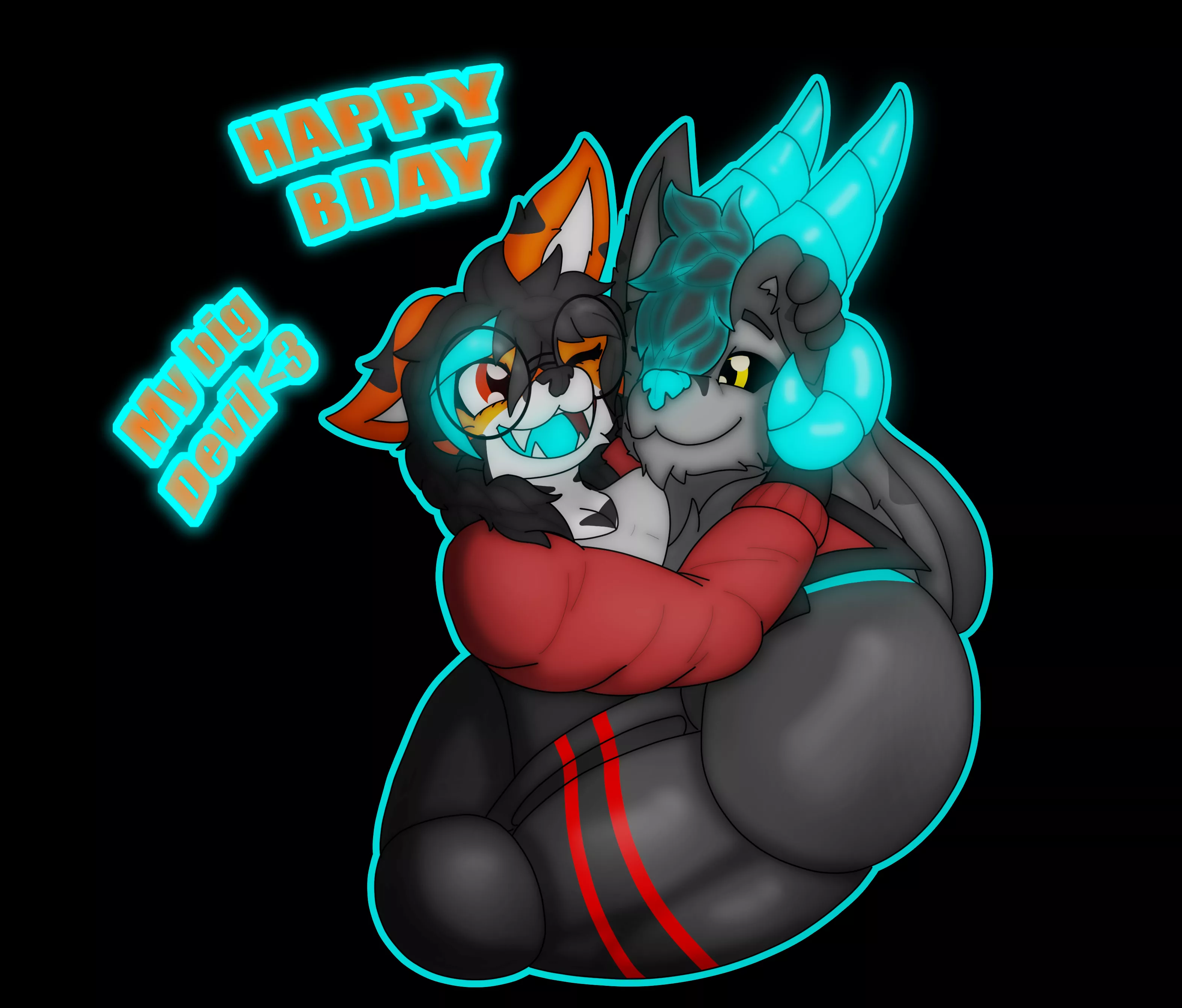 its my bf bday, so i wanted to make this art for a while now x3