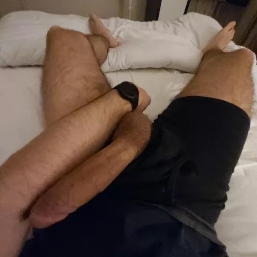 it's such a hot night in australia, hope you don't mind if i sleep with my cock out